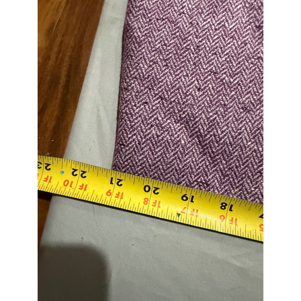 Classic Womens Lands End Herringbone Blazer 20W/P Purple - Picture 7 of 8